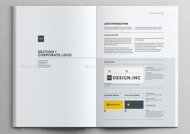 Brand Manual Brochure Template - product preview 1