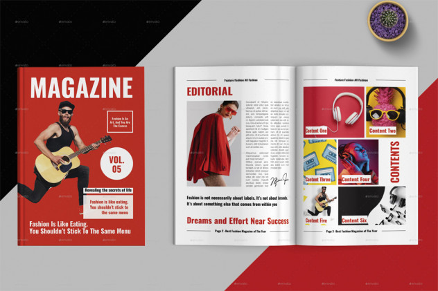 Life Style Magazine Template InDesign INDD