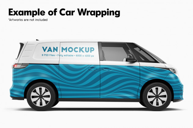 Volkswagen ID Buzz Electric Van Mockup - product preview 2