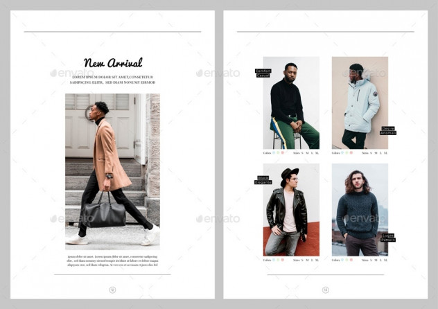 Stylish Fashion Look Magazine Template &ndash; InDesign (INDD & IDML) preview #7