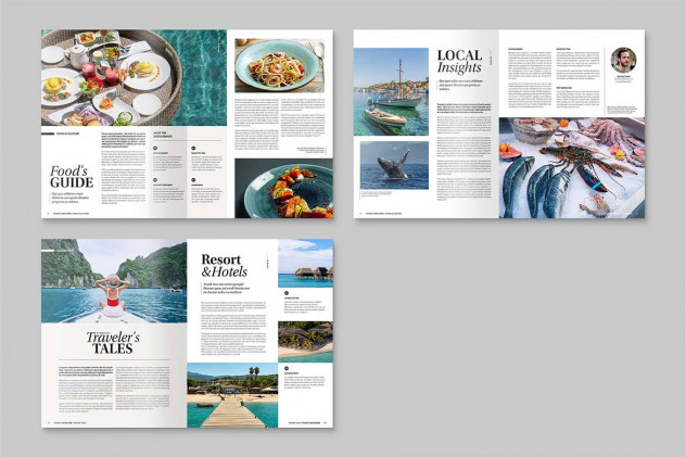 Travel Magazine Template INDD - product preview 2