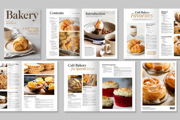 Cookbook Recipe Book Template - product preview 1