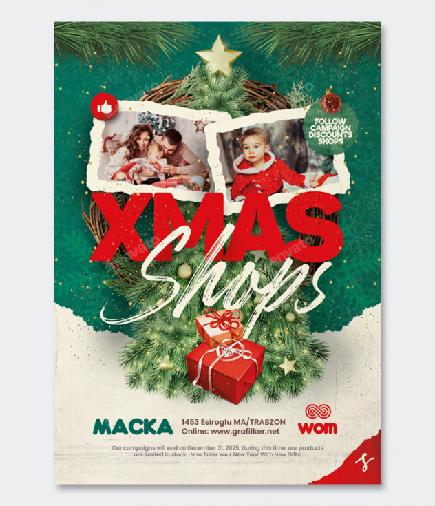 Christmas Flyer Templates PSD, INDD