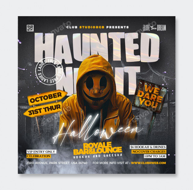 Halloween Flyer Template - product preview 0