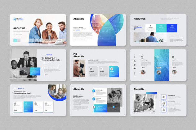 Business Plan-Deck Presentation PowerPoint Template - product preview 2