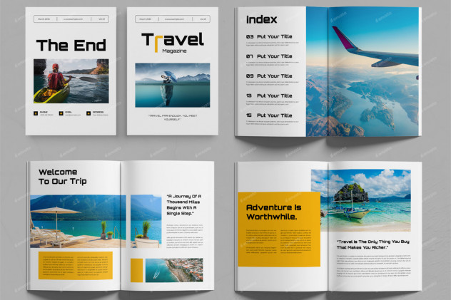 Travel Photo Book Template InDesign INDD