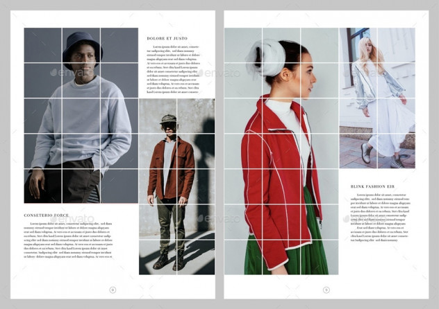 Stylish Fashion Look Magazine Template &ndash; InDesign (INDD & IDML) preview #5