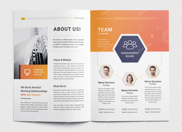 Project Proposal Template InDesign & Ms Word - product preview 1