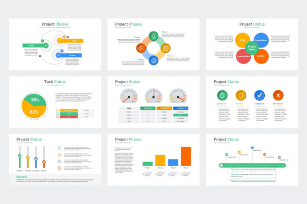 Project Status PowerPoint Presentation Template - product preview 2