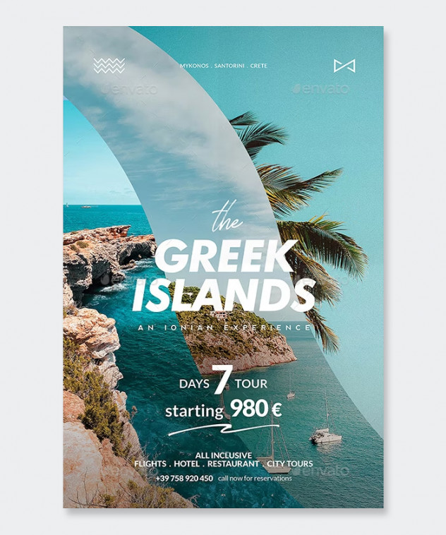 Travel Flyer Design PSD - product preview 3