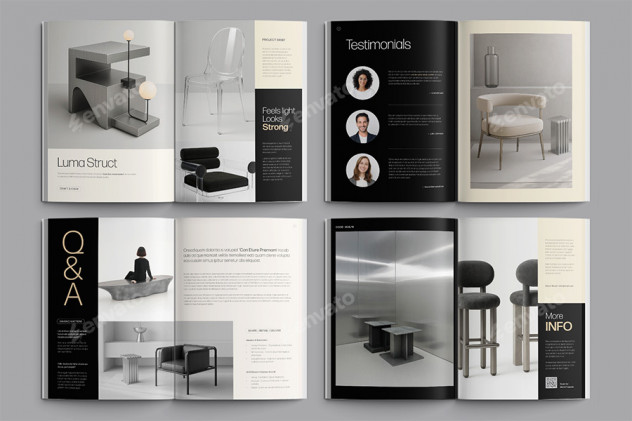 Minimalist Portfolio Brochure Template preview #4