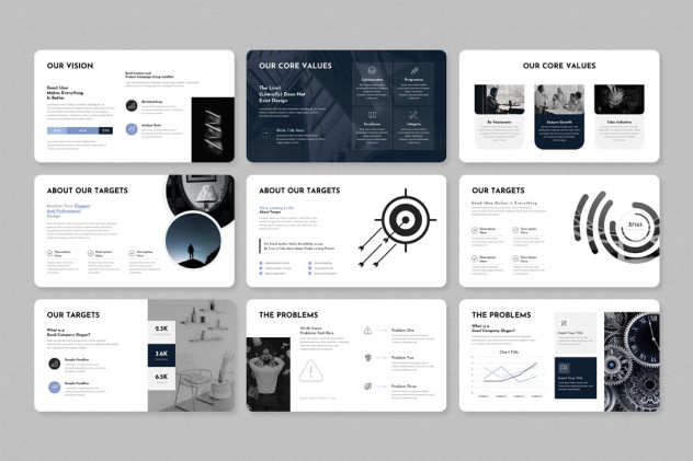 Minimal & Modern PowerPoint Presentation Template - product preview 2