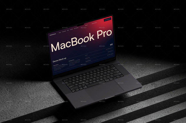 MacBook Pro Laptop Mockup - product preview 3