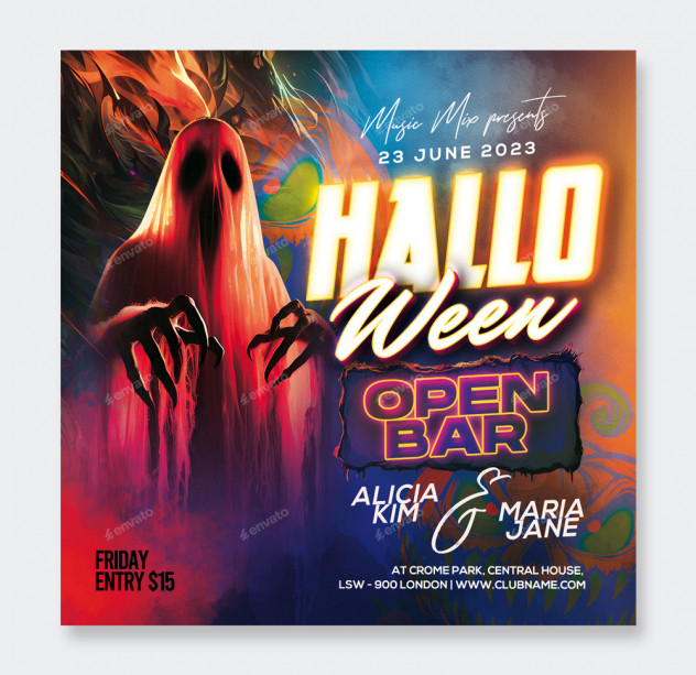 Halloween Flyer Design