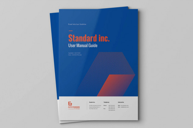 Preview of Brand Manual Brochure Design