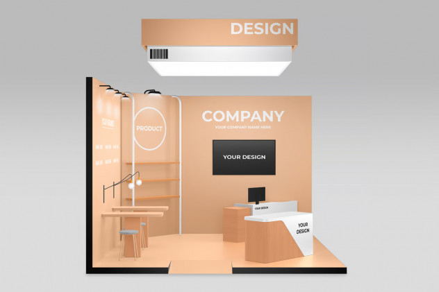Exhibition Booth Mockup preview #3