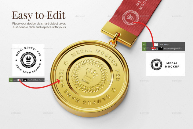 Medal Mockup - product preview 2