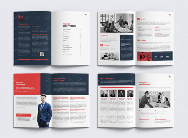 Company Profile Brochure Template MS Word & InDesign