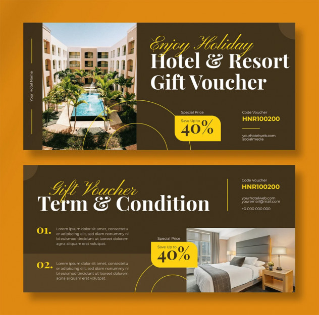 Preview of Hotel Gift Card Template