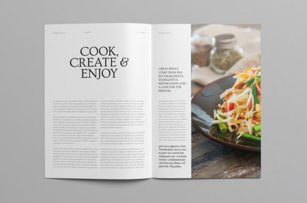 Recipe Book Template &ndash; InDesign, Affinity, Canva preview #9