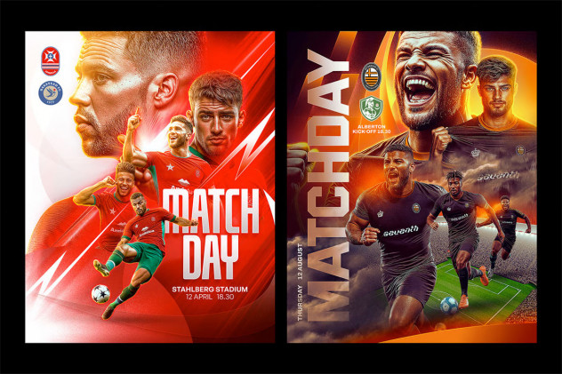 Football Match Day Instagram Post Templates preview #2