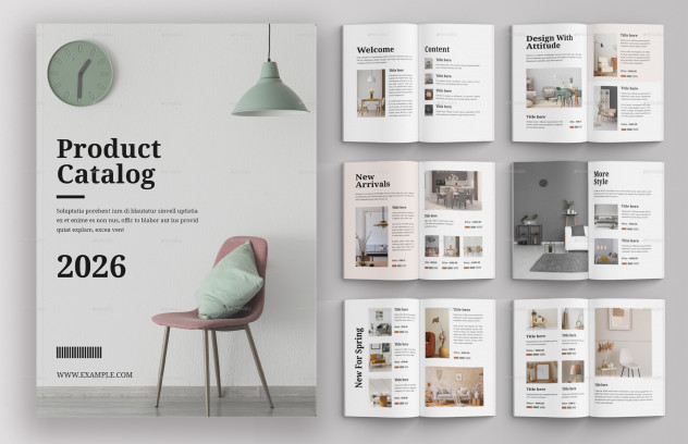 Product Catalog Template InDesign