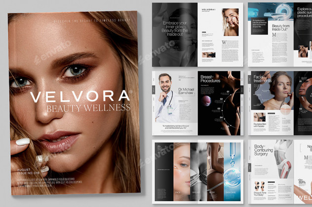 Beauty & Wellness Brochure Template