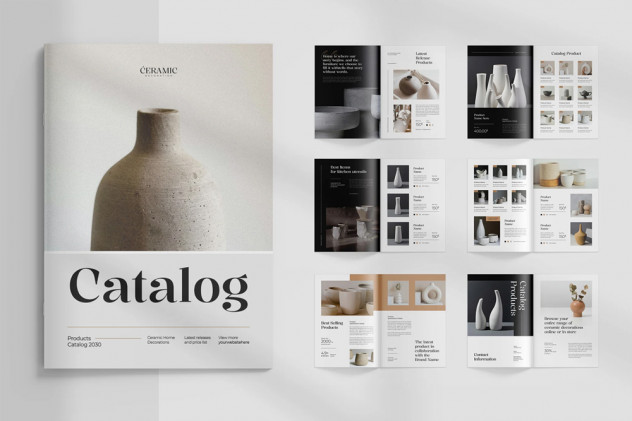 Modern Catalog Brochure Template