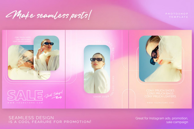 Fashion Instagram Carousel Template preview #3