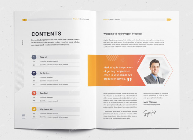 Project Proposal Template InDesign & Ms Word