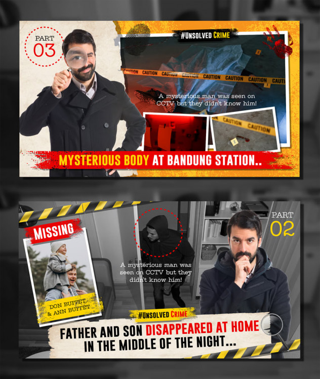 Preview of Mystery YouTube Thumbnail Template