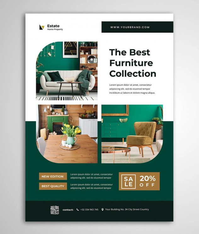 Furniture Flyer Template PSD