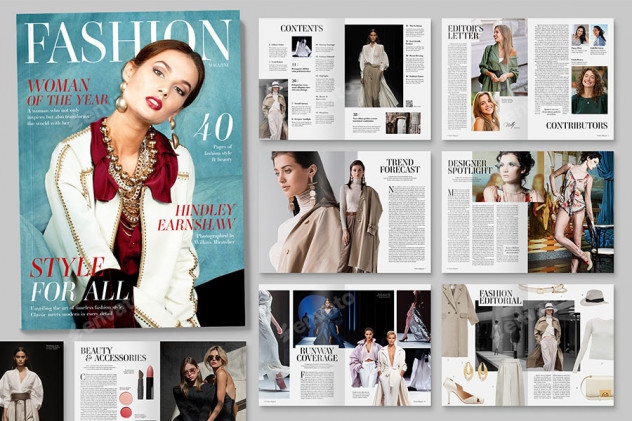 Fashion & Lifestyle Magazine Template InDesign INDD