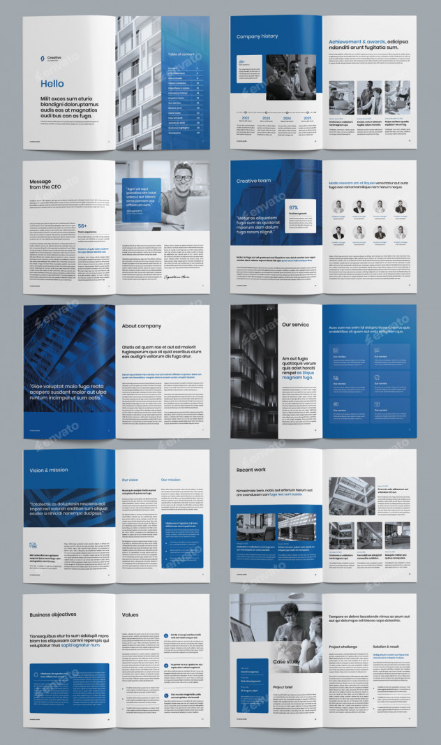 Company Profile Brochure Template