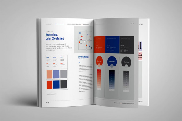 Brand Manual Brochure Design preview #2
