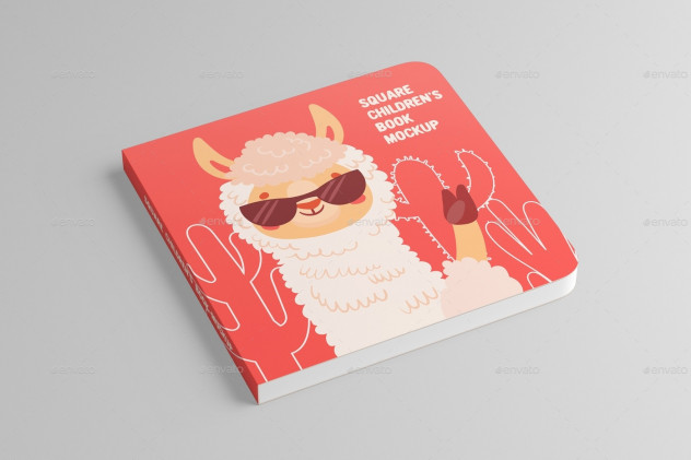Preview of Square Children's Book Mock-Up