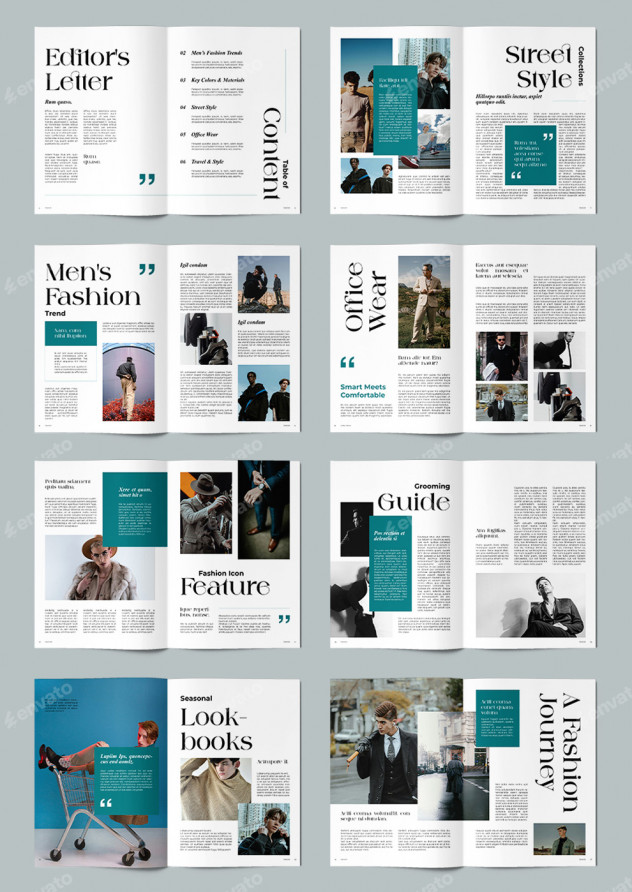 Elegant Fashion Magazine Template – InDesign