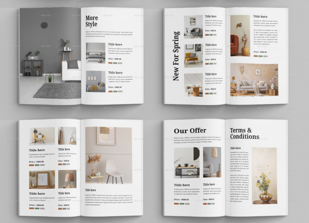 Product Catalog Template InDesign - product preview 2