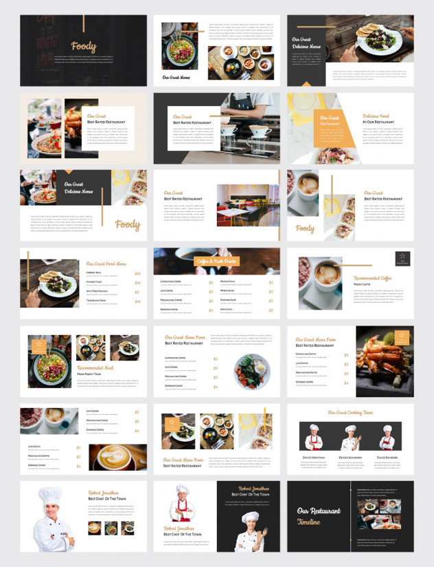 Food And Restaurant Keynote Template - product preview 0