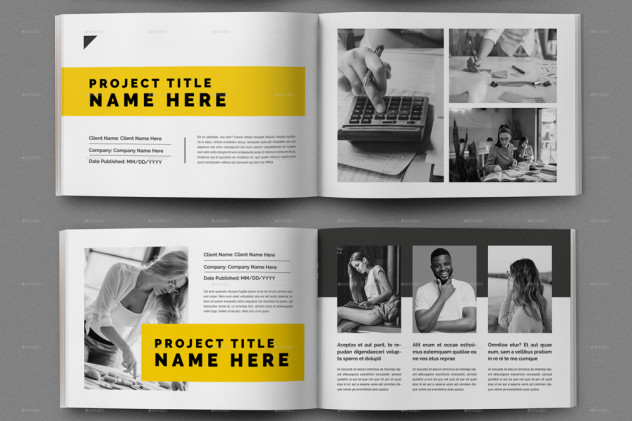 Portfolio Booklet Template InDesign INDD - product preview 2