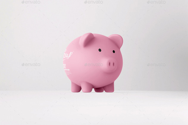 Piggy Bank Mockup - product preview 0