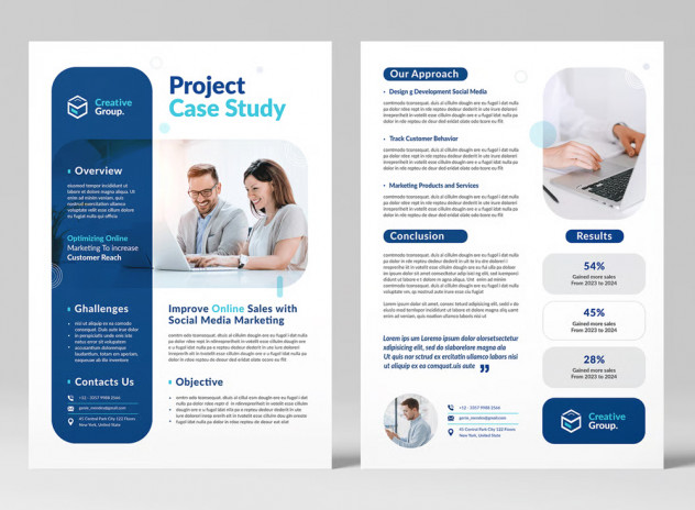 Project Case Study Template preview #2