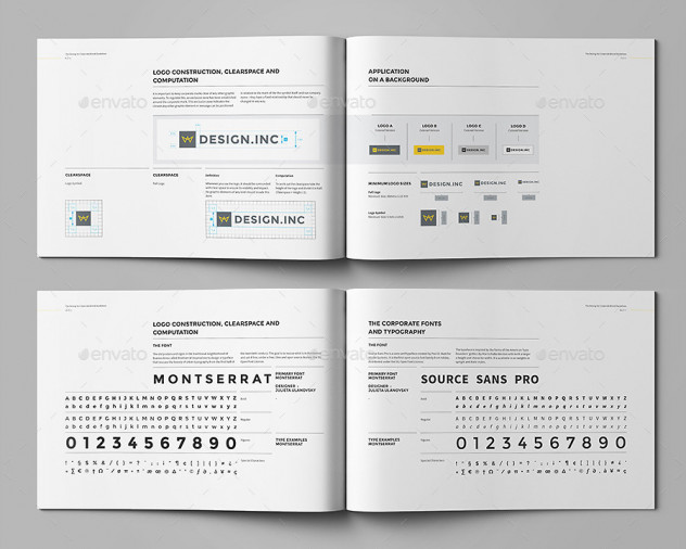 Minimal and Professional Brand Manual and Identity Brochure Template - product preview 1