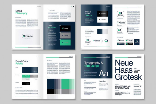 Brand Guideline Template InDesign preview #3