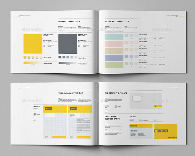 Minimal and Professional Brand Manual and Identity Brochure Template - product preview 2