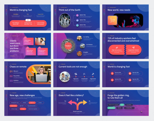 Premium Pitch Deck PowerPoint Template - product preview 3