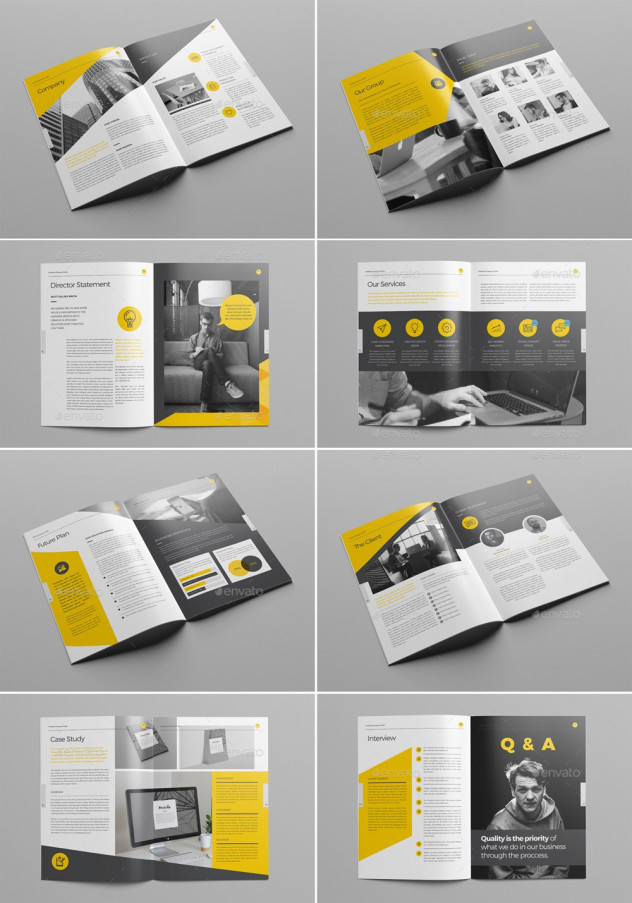 Modern Company Profile Brochure Design Template